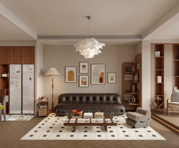 Modern A Living Room-ID:182997948