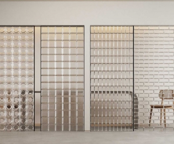 Modern Glass Screen Partition-ID:535233972