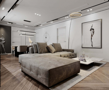 Modern A Living Room-ID:123542074