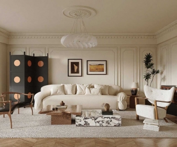 French Style A Living Room-ID:847673891