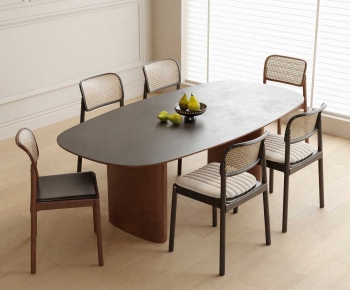 Modern Dining Table And Chairs-ID:429306987