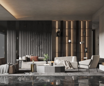 Modern A Living Room-ID:880964991