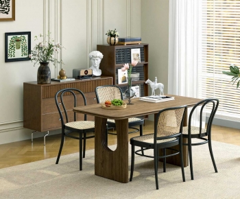 Modern Dining Table And Chairs-ID:696655049