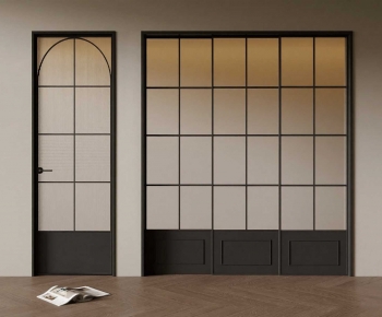French Style Single Door-ID:350663909