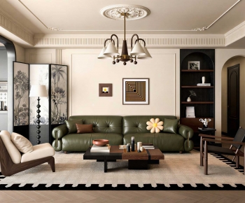 French Style A Living Room-ID:804974085