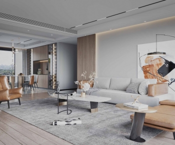 Modern A Living Room-ID:376317025