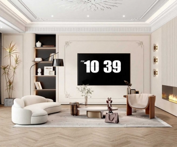 Modern A Living Room-ID:604278099