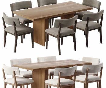 Nordic Style Dining Table And Chairs-ID:774800066
