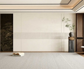 New Chinese Style TV Wall-ID:421271097