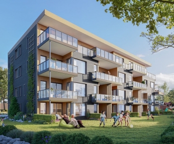 Modern Residential Building-ID:110465053