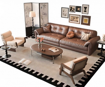 French Style Sofa Combination-ID:691668991