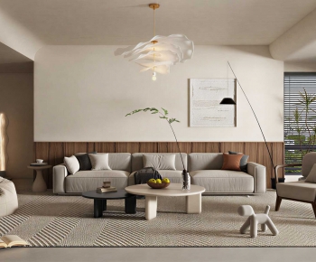 Wabi-sabi Style A Living Room-ID:802315002