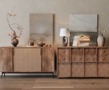 Wabi-sabi Style Entrance Cabinet-ID:901819942