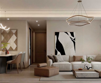 Modern A Living Room-ID:657439254