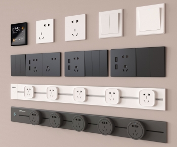 Modern Switch Socket Panel-ID:406610012