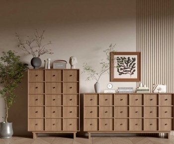 Wabi-sabi Style Chest Of Drawers-ID:955118891