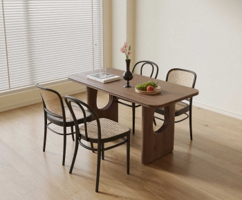 Modern Dining Table And Chairs-ID:813072924