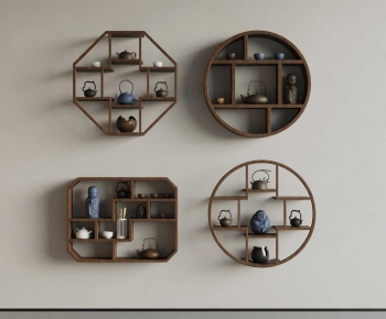New Chinese Style Shelving-ID:409745937