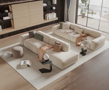 Modern Multi Person Sofa-ID:290173055