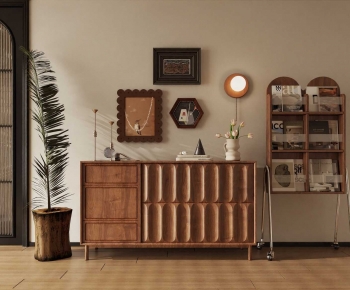 Retro Style Entrance Cabinet-ID:195111045