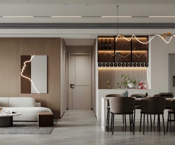 Modern A Living Room-ID:851631221