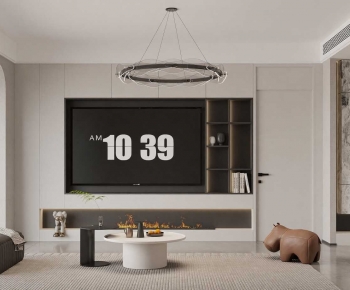 Modern A Living Room-ID:645824913