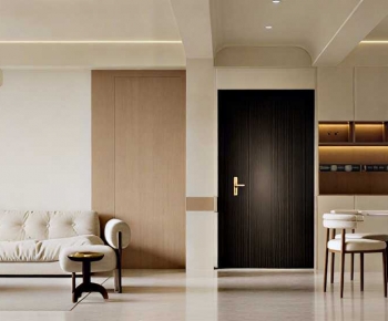 Modern A Living Room-ID:840715899