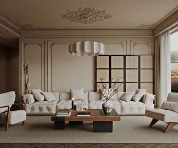 French Style A Living Room-ID:559598929