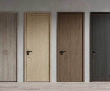 New Chinese Style Single Door-ID:133011109