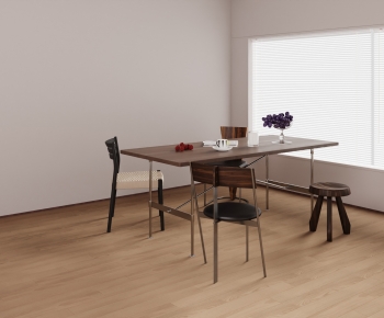 Modern Dining Table And Chairs-ID:413480043