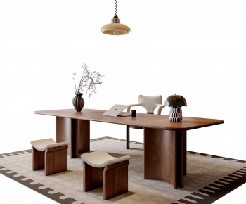Modern Computer Desk And Chair-ID:764796971