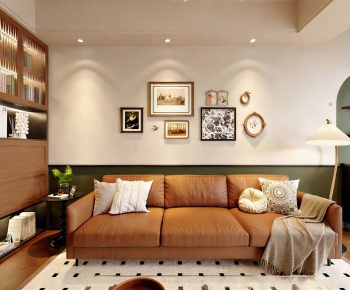 Modern A Living Room-ID:679724932