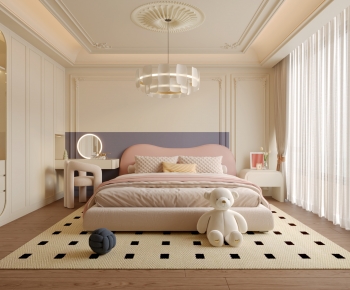 French Style Girl's Room Daughter's Room-ID:451697114
