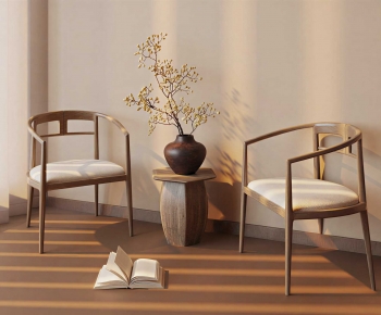 New Chinese Style Lounge Chair-ID:363284115