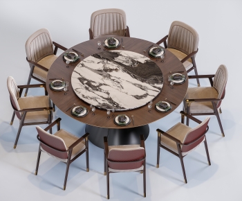 New Chinese Style Dining Table And Chairs-ID:898122079