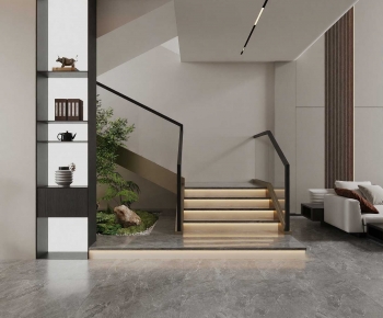 New Chinese Style Stairwell-ID:453082083