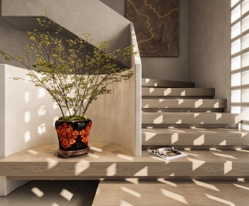 Modern Ground Green Plant Potted Plants-ID:235910429