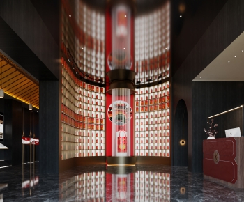 New Chinese Style Exhibition Hall-ID:797298919