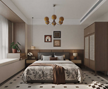 Retro Style Bedroom-ID:668889057
