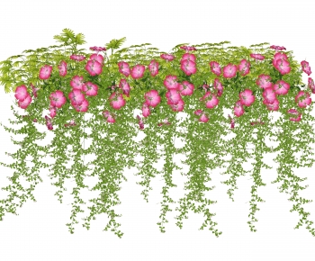 Modern Flowers And Grass-ID:199807889