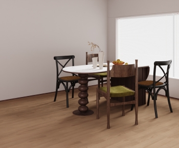 Modern Dining Table And Chairs-ID:904901989