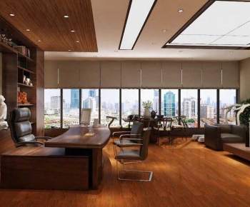 New Chinese Style Manager's Office-ID:475893978