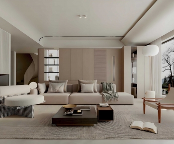 Modern A Living Room-ID:441915995