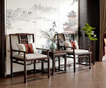 New Chinese Style Dining Chair-ID:895579107