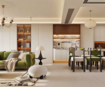 Modern A Living Room-ID:666549923