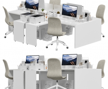 Modern Office Desk And Chair-ID:298053031
