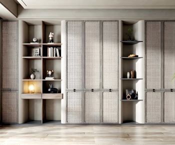 Wabi-sabi Style Bookcase-ID:389890917