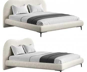 Modern Double Bed-ID:600914006