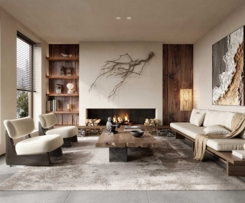 Modern A Living Room-ID:451385978
