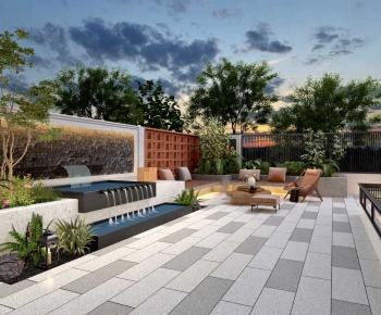 Modern Courtyard/landscape-ID:244301088